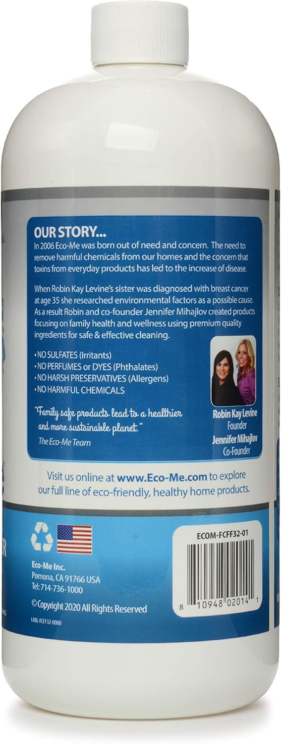 Eco-Me Concentrated Muli-Surface And Floor Cleaner, 32 Fl Oz, Fragrance-Free