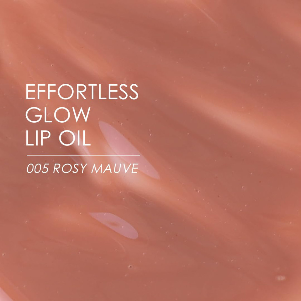 Effortless Glow Lip Oil 002 Crush: Hydrating, Nourishing, Plumping | Non-Sticky Lip Gloss, Tinted Lip Camellia Oil - 0.17Oz (5Ml)