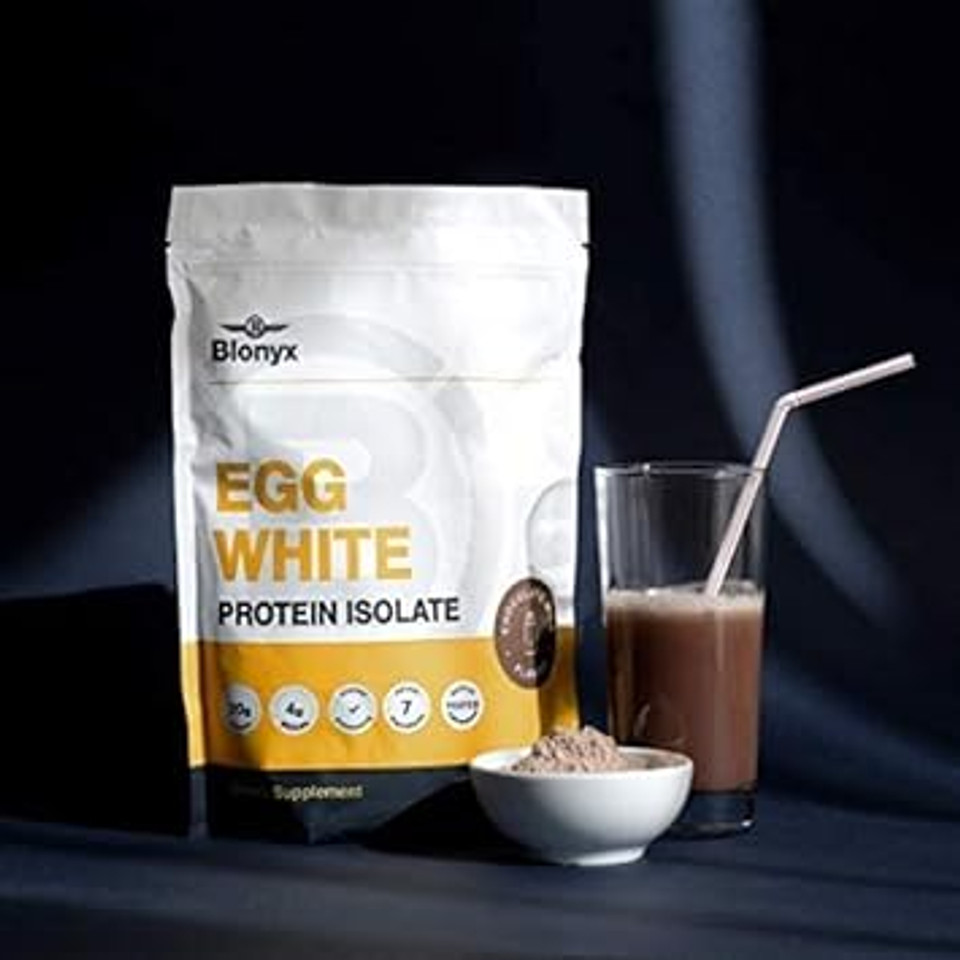 Egg White Protein Isolate Powder - Chocolate Milk Flavor, 20G Protein Per Serving, Gluten & Lactose Free, Natural Ingredients, 1.63 Lbs