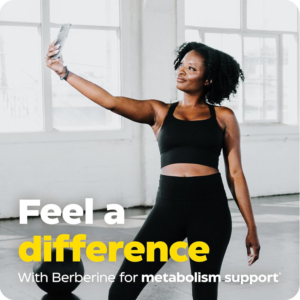 Enzymedica Berberine 800 Mg  Vegan Capsules For Metabolic Support  From Sustainably Sourced Barberry  Non-Gmo, Gluten-Free, No Fillers Or Excipients  60 Capsules