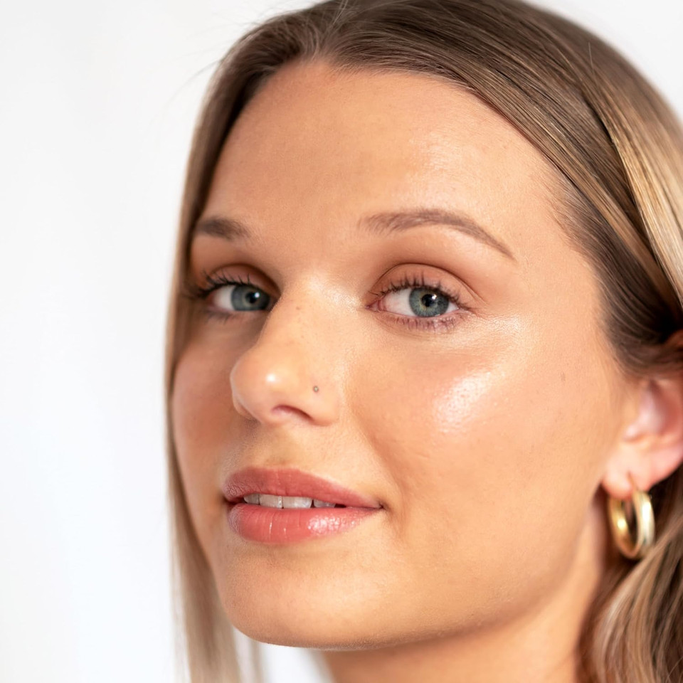 Ere Perez - Natural Vanilla Highlighter Balm | Creamy, Dewy Finish, Easy To Blend, Sensitive Skin Safe | Vitamin E | Vegan, Cruelty-Free, Clean Beauty (Sun Halo)