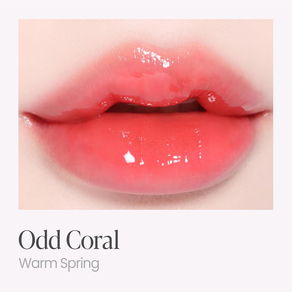 Espoir Couture Lip Tint Glaze #8 Petal Punch 0.14Oz | Volumizing Lip Stain With Syrupy Shine | Long-Lasting & Vibrant Color For Radiant Lip Look | Moisturizing & Glossy Lip Tint | Korean Lip Makeup