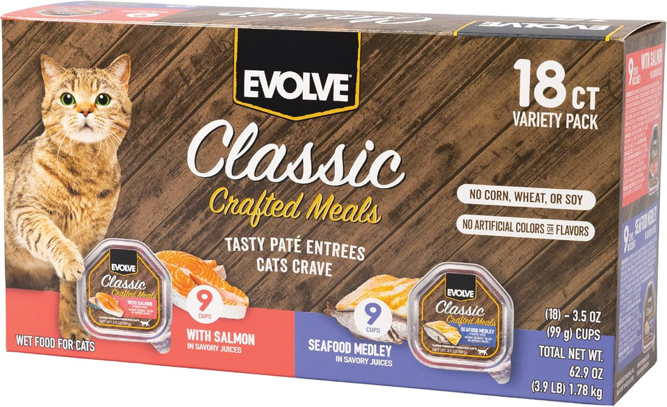 Evolve Grain Free Chicken & Beef Recipe In Gravy Wet Cat Food | 3 Oz - 24 Pk