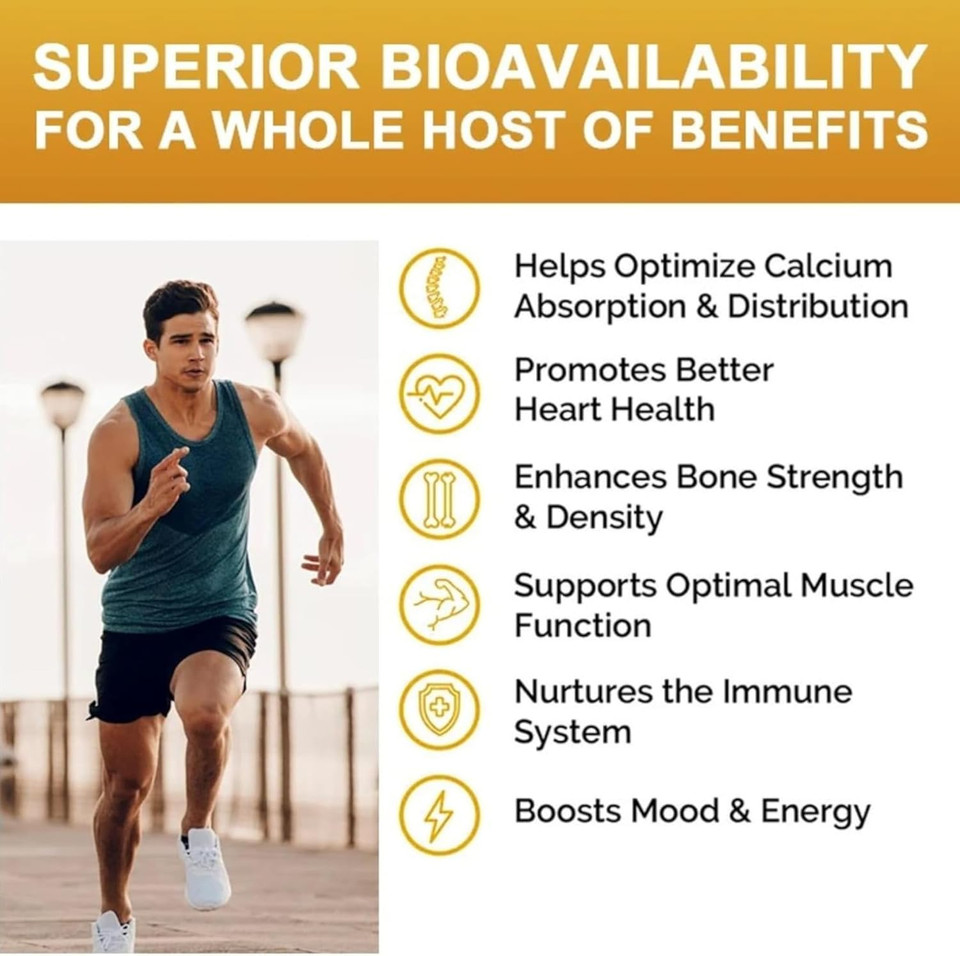 Extra Strength 4-In-1 Calcium 600Mg + Vitamin D3 5000Iu + K2 + B12 Natural Supplement Complex For Bone And Immune Health, 120 Softgels, 60 Day Supply