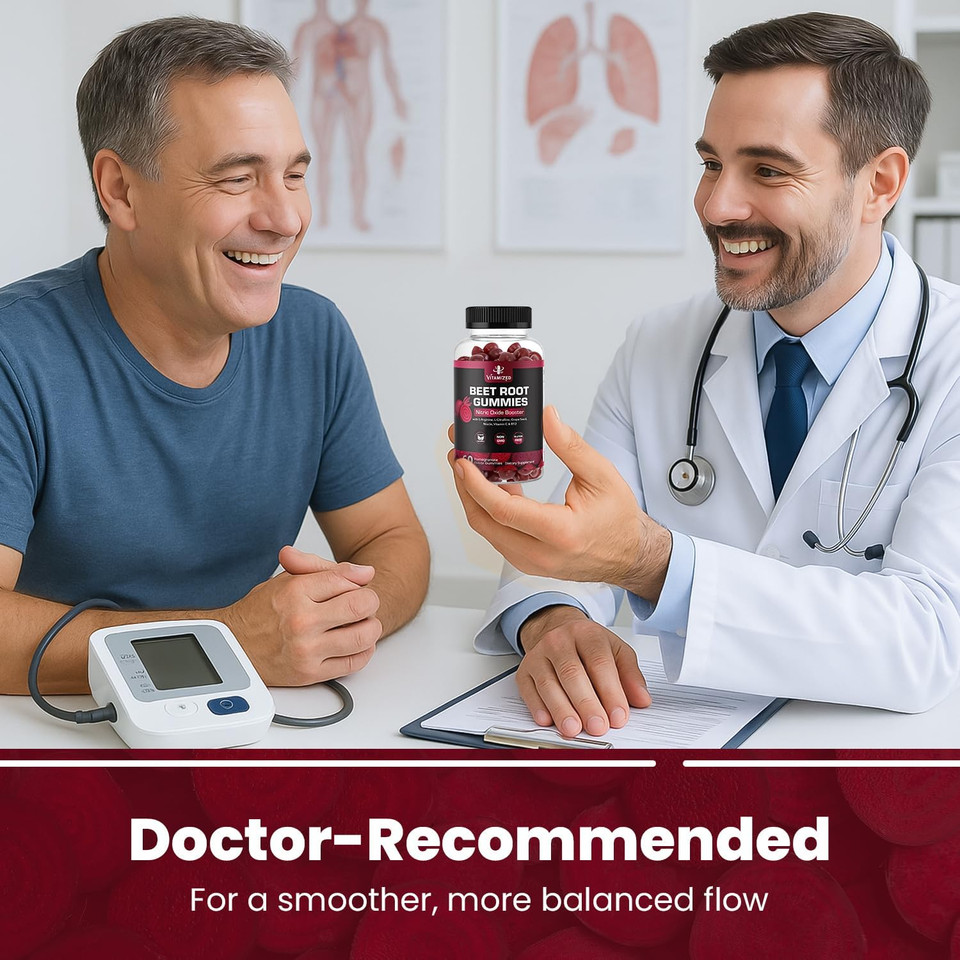 Extreme Beetroot Formula & Coq10 100Mg With Grape Seed Extract, For Circulation Energy & Flow, 1500Mg Beet Root Gummies Extract Gluten Free 60