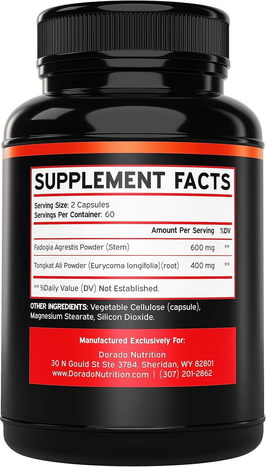 Fadogia Agrestis And Tongkat Ali Supplement (120 Count) Athletic Performance & Muscle Mass And Turkesterone (120 Count) Athletic Performance & Muscle Mass Performance Blend - Vegan & Usa Made