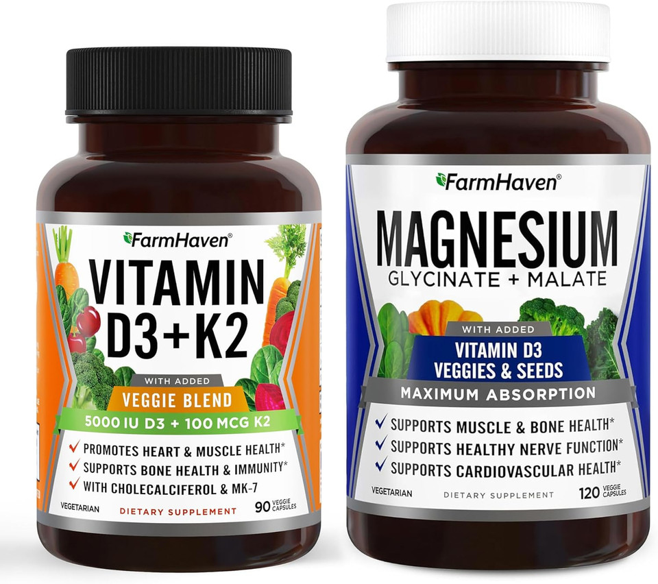 Farmhaven Magnesium Glycinate And Vitamin D3 K2