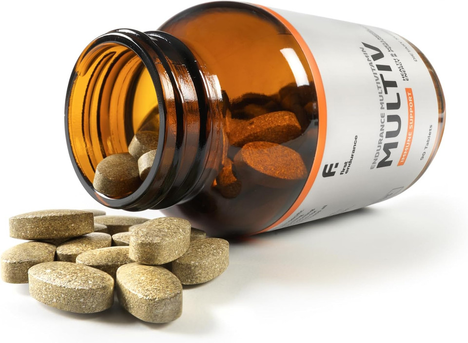 First Endurance Multiv - High Potency Daily Multivitamin For Men And Women, Immune Support Vitamin Supplement For Energy, Sleep, Digestive Health, And Workout Recovery, 90 Tablets