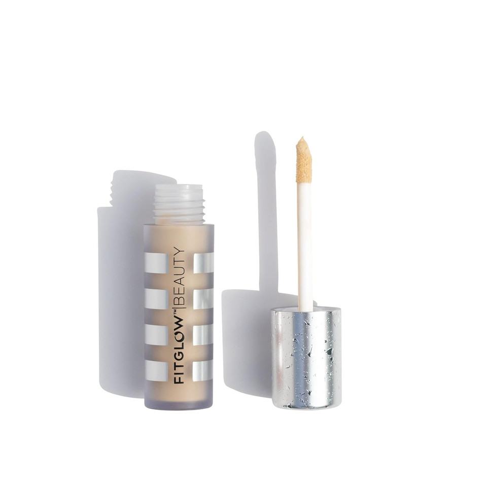 Fitglow Beauty Correct+ | Full Coverage Color Corrector For Dark Circles, Redness & Blemishes | Vegan & Skin-Nourishing With Caffeine, Resveratrol | Non-Creasing, Natural Finish | Eyebright - 6G
