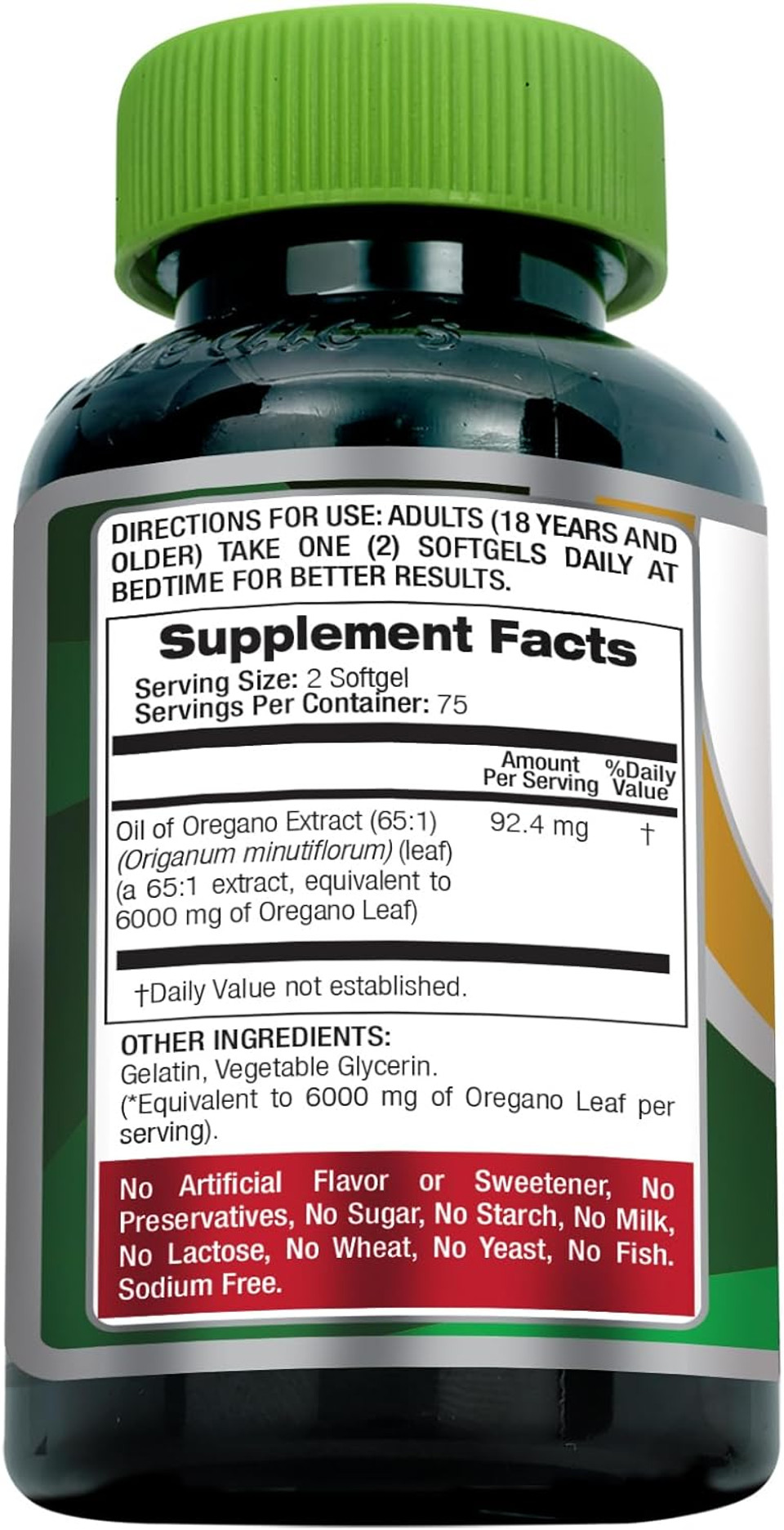 Fito Medic'S Oil Of Oregano Capsules | High Absorption Oregano Oil Softgels | Oil Of Oregano |Herbal Supplement 150 Count