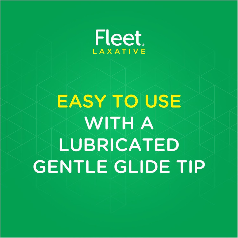 Fleet Laxatives, Saline Enema For Adult Constipation Relief, Prefilled Enema Kit For Fast Acting Constipation Relief, 4.5 Fl Oz, 2 Bottles