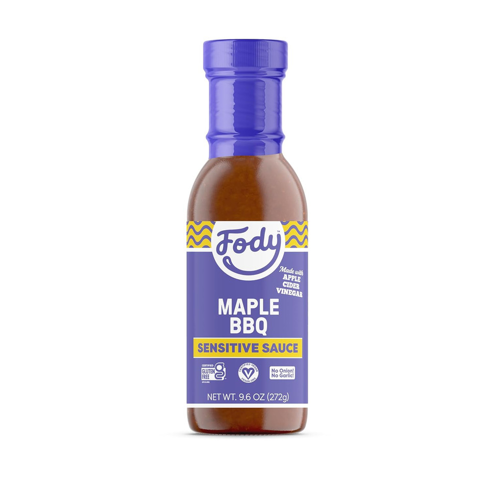 Fody Foods Original Bbq Sauce, 9.8 Oz, Garlic And Onion Free, Low Fodmap Certified, Gut & Ibs Friendly, Vegan, Non-Gmo, Gluten Free, Kosher