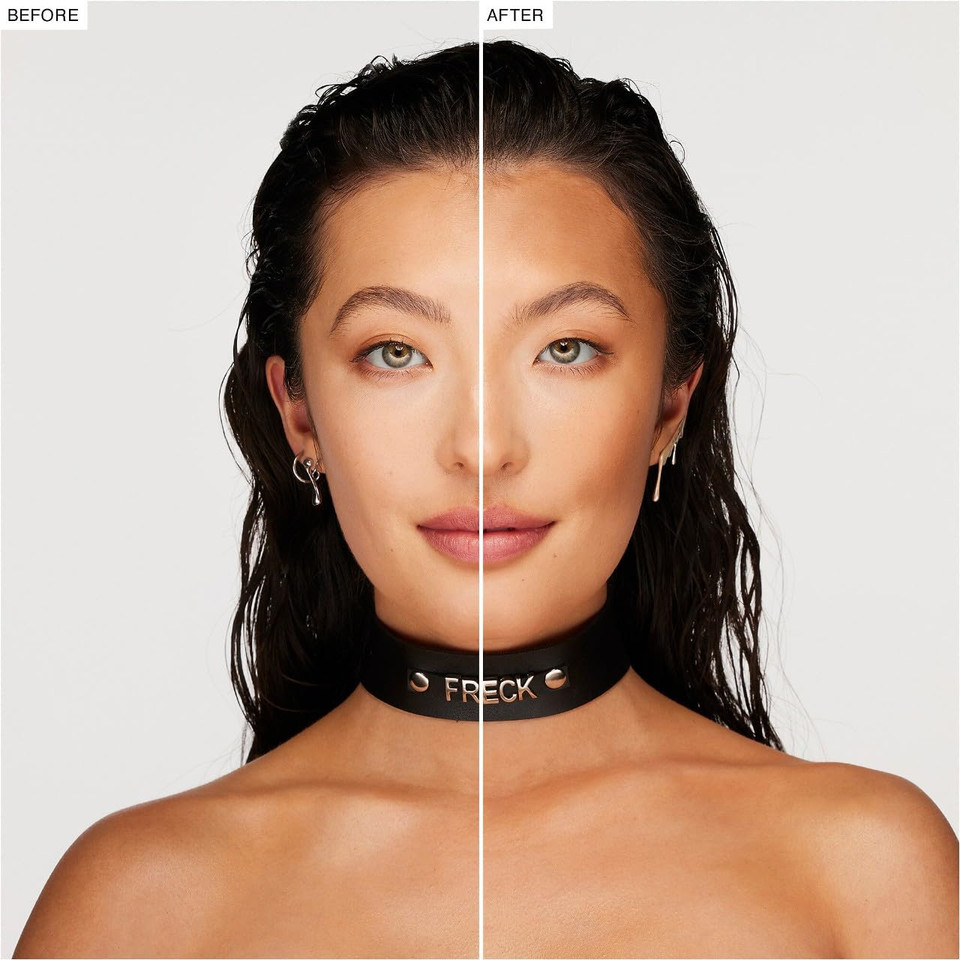 Freck Beauty Face Hack Precision Sculpting Bronzer Stick  Creamy Buildable Formula, Natural Skin-Like Finish, Almond Tip Applicator, Vegan & Cruelty-Free | Dark (Deep Neutral Warm Undertone)