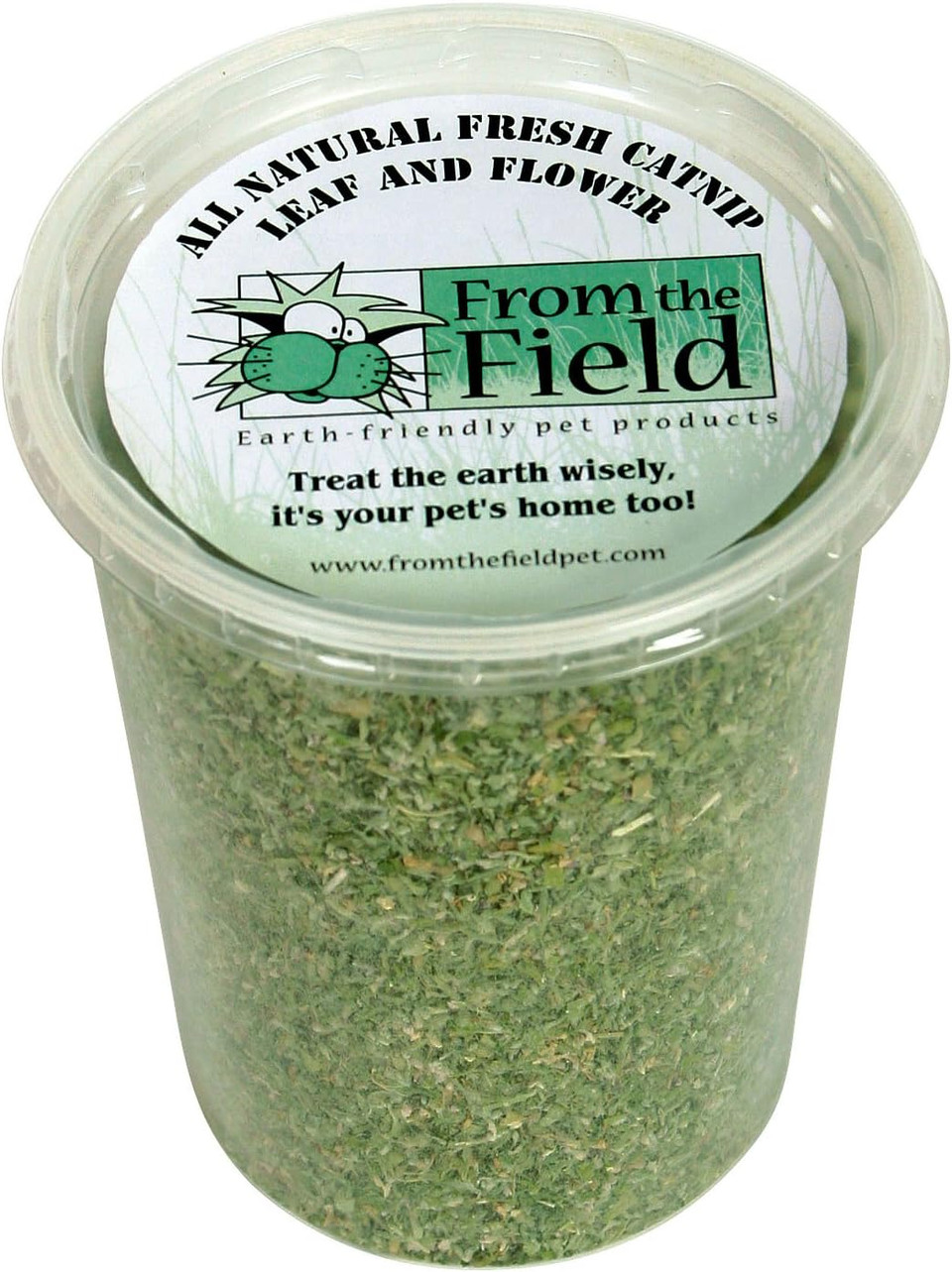From The Field | 2.5 Oz Organic Catnip Leaf And Flower | Fresh Usa-Grown Catnip For Cats & Kittens | Resealable Bag For Potency & Long-Lasting Play | Safe Natural Cat Treat For Toys & Scratching Posts