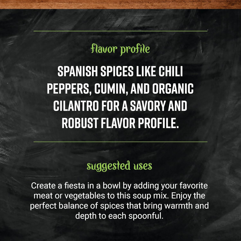 Frontier Spicy Black Bean Soup Mix Pouch, 7.90 Ounce