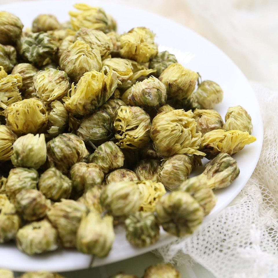 Fullchea - Dried Jasmine Flowers, 3Oz/85G - Premium Edible Flowers Whole Buds - Non-Gmo - Caffeine-Free - Perfect For Tea