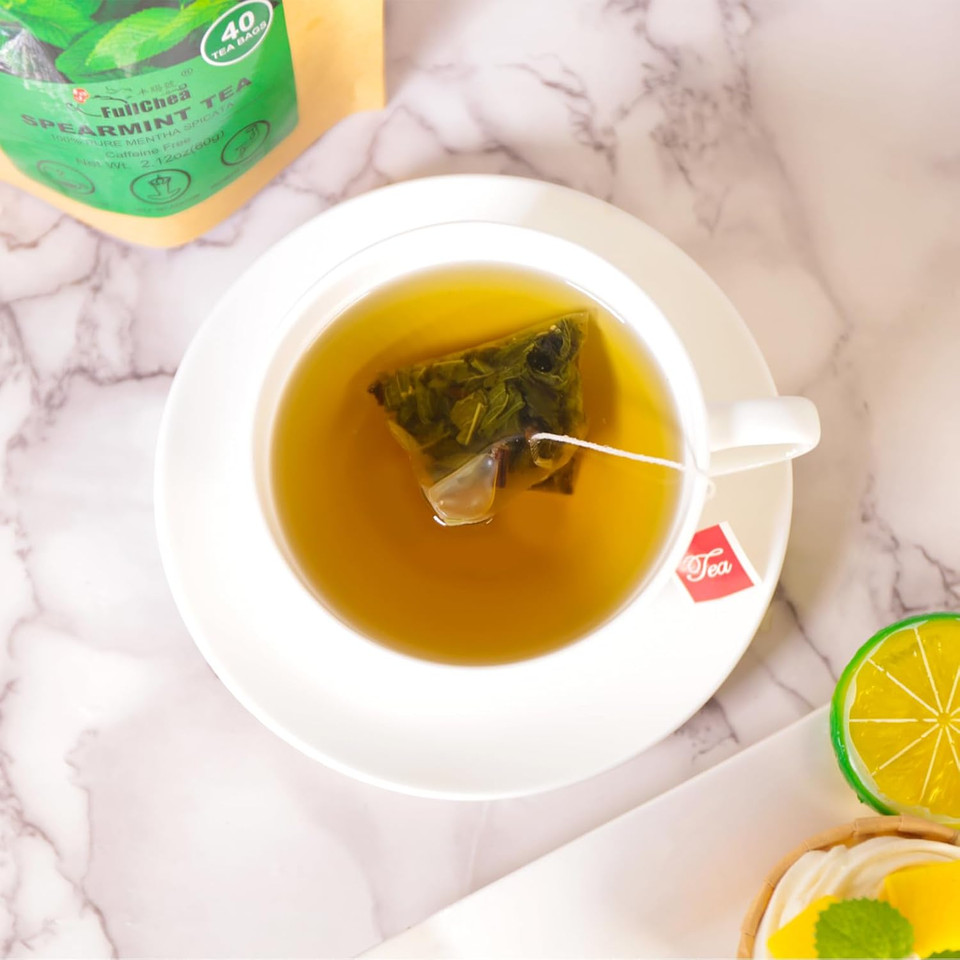 Fullchea - Lemongrass Tea Bags, 50 Teabags - Refreshing Herbal Tea Made From Pure Lemongrass Leaves - Non-Gmo - Caffeine-Free - Perfect For Relaxation And Wellness