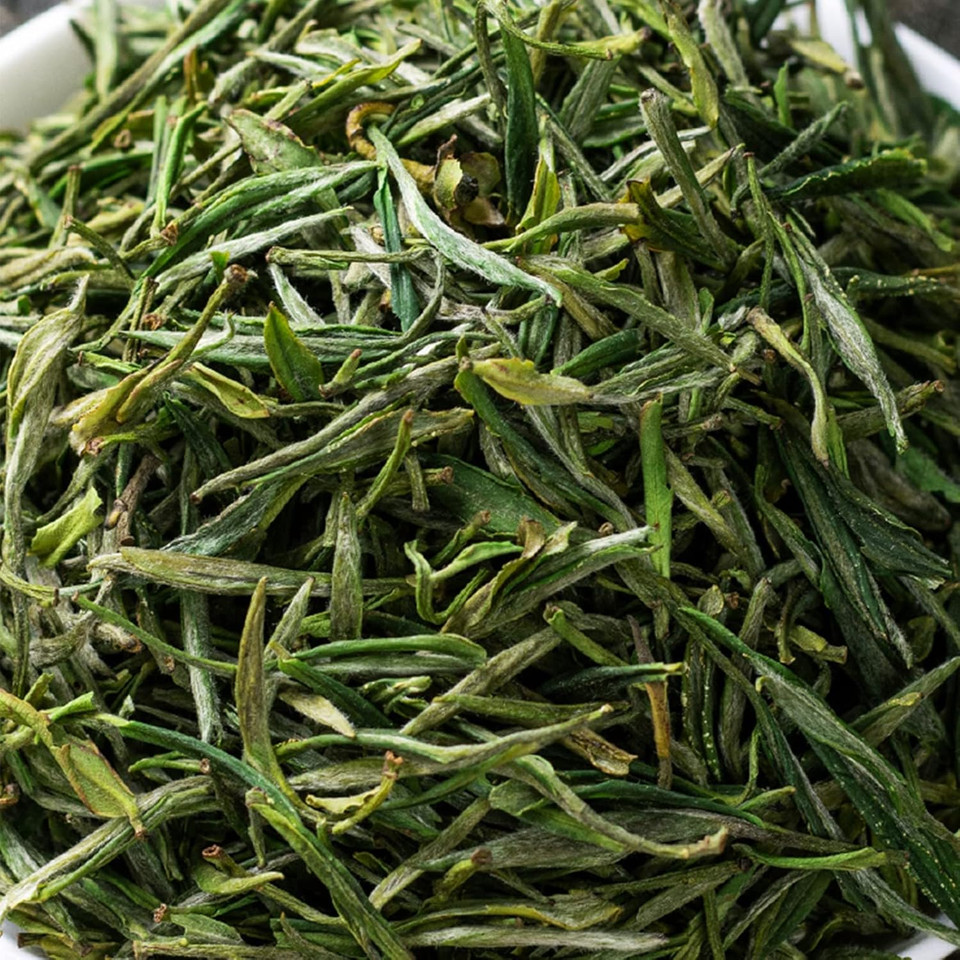 Fullchea - Mao Feng - Chinese Green Tea Loose Leaf Tea - Maofeng Bulk Green Tea - Fresh Floral Flavor - Help To Digest (8.8Oz / 250G)