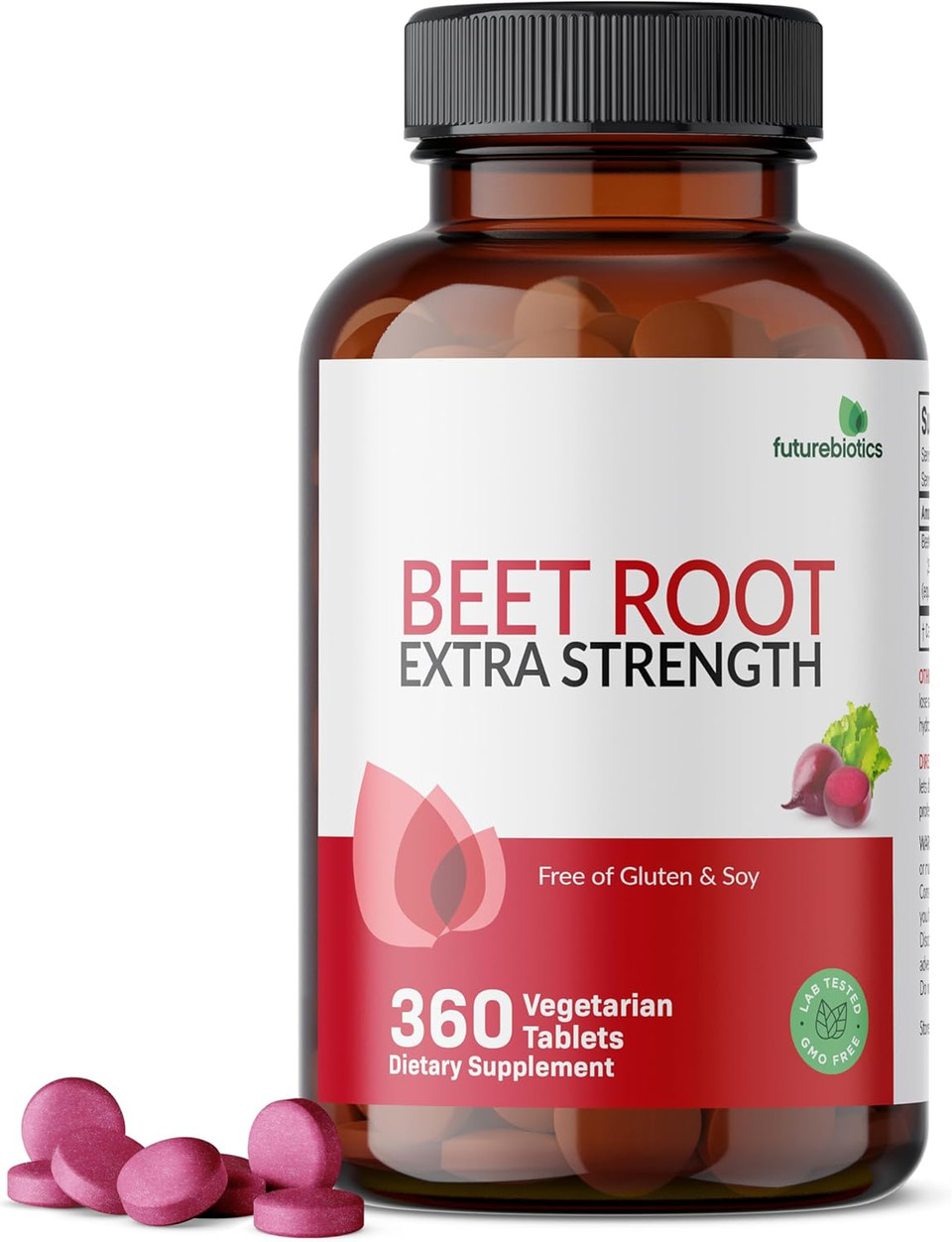 Futurebiotics Beet Root Extra Strength, Non-Gmo, 120 Vegetarian Tablets