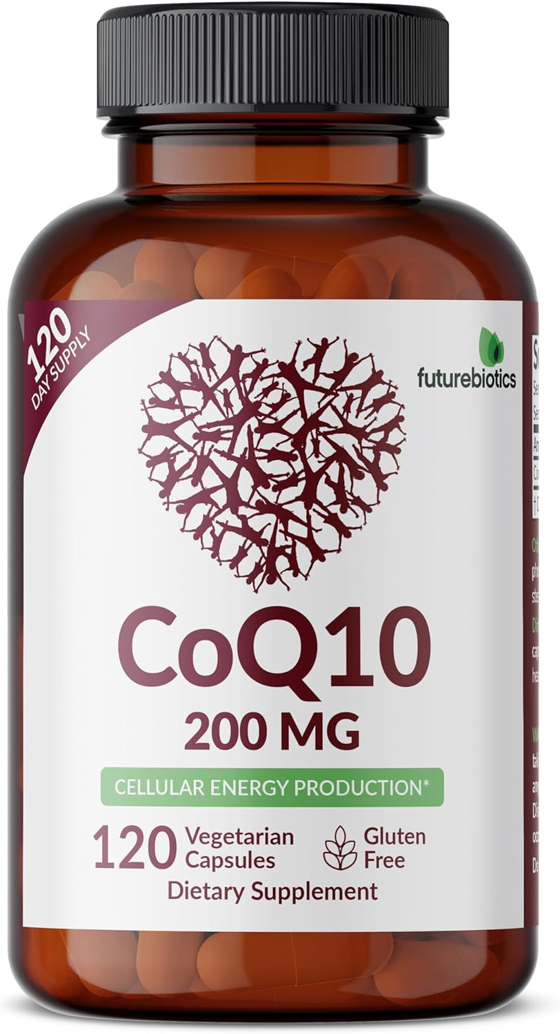 Futurebiotics Coq10 200 Mg Cellular Energy Production, 60 Vegetarian Capsules