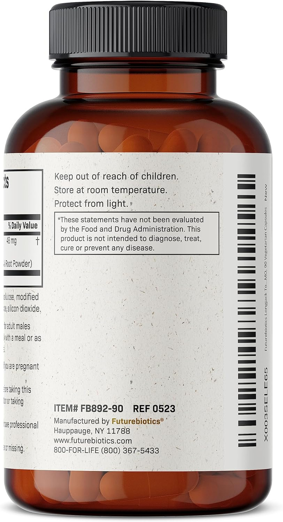 Futurebiotics Longjack Tongkat Ali Extra Strength Energy & Stamina Support - Non-Gmo, 300 Vegetarian Capsules
