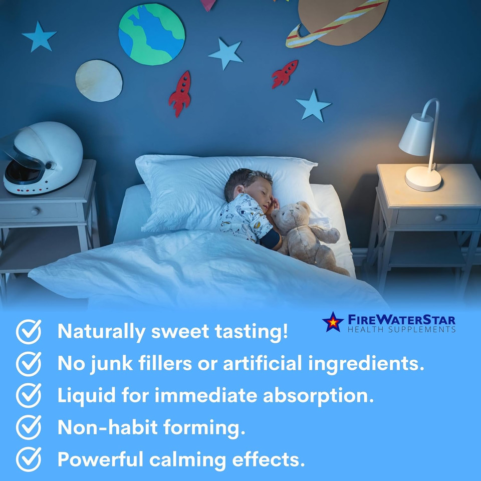 Fws Sleepy - Liquid Melatonin With Magnesium, L-Theanine - Natural Sleep Aid - Fast Acting Liquid Drops - Helps You Get To Sleep And Stay Asleep For A Good Night'S Rest - Adults, Teens, Kids