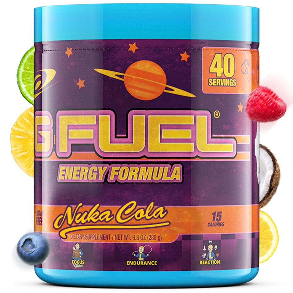 G Fuel Assassin'S Creed Hidden Blade Energy Drink Powder, Pre Workout Caffeine Mix For Gaming, Sugar Free Focus Amino, Vitamin + Antioxidants, 9.9Oz (Sangria, 40 Servings)