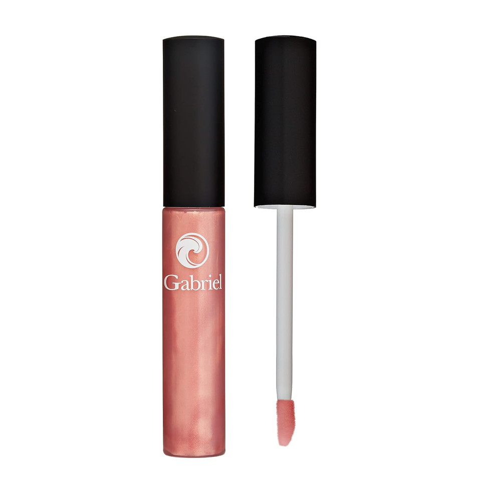 Gabriel Cosmetics Lip Gloss, Natural Lipgloss, Paraben Free, Vegan, Gluten-Free,Cruelty-Free, Non Gmo, High Performance And Long Lasting, Infused With Jojoba Seed Oil And Aloe, .27 Fl Oz. (Softberry)