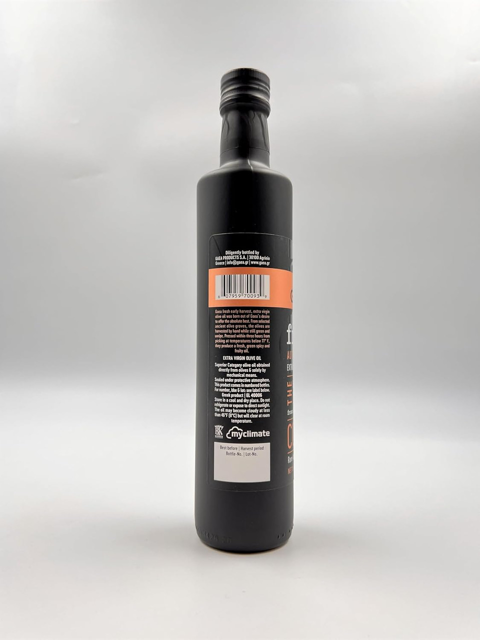 Gaea Limited Edition Greek Extra Virgin Olive Oil | First Cold Pressed | Non-Gmo | Full Flavor For Dressings | 33.8Oz Total In 2 X 16.9Oz Glass Bottles