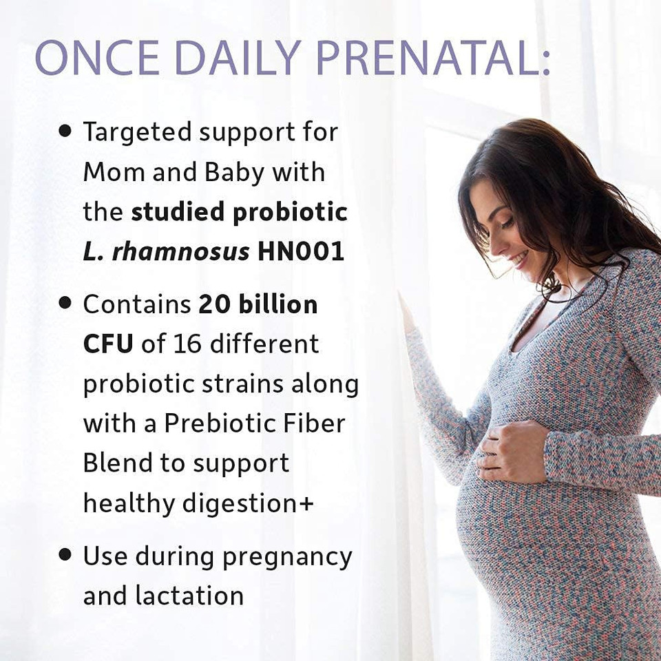 Garden Of Life Once Daily Prenatal Bundle: Organics Prenatal Once Daily Multivitamin, 30 Vegan Tablets + Dr. Formulated Once Daily Prenatal Probiotics 20 Billion Cfu, 30 Vegetarian Capsules