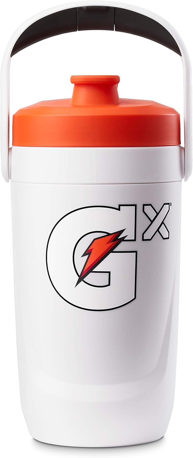 Gatorade Gx Performance Jug, 64Oz, Leakproof, Non Slip Grip, Great For Athletes, Neon Yellow
