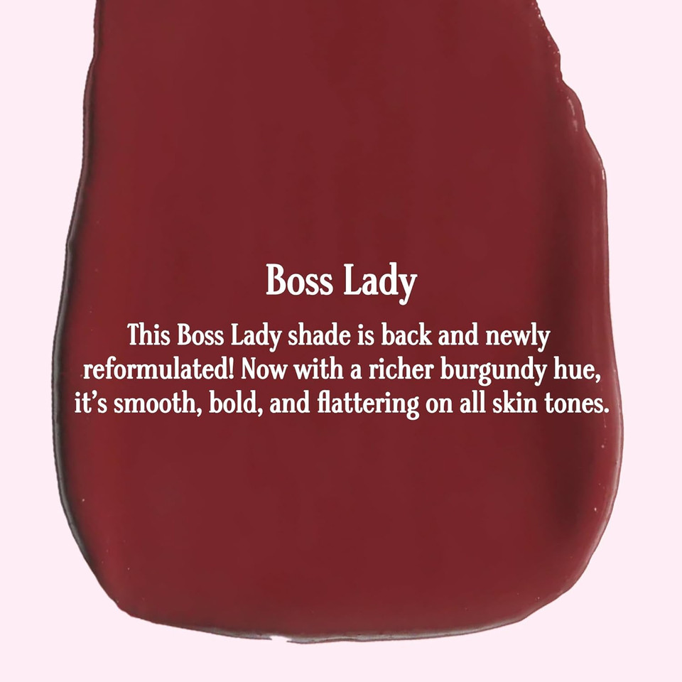 Gerard Cosmetics Hydramatte Liquid Lipstick Boss Lady, Brown Matte Lipstick, Long Lasting And Non Drying, Super Pigmented Fully Opaque Lip Color