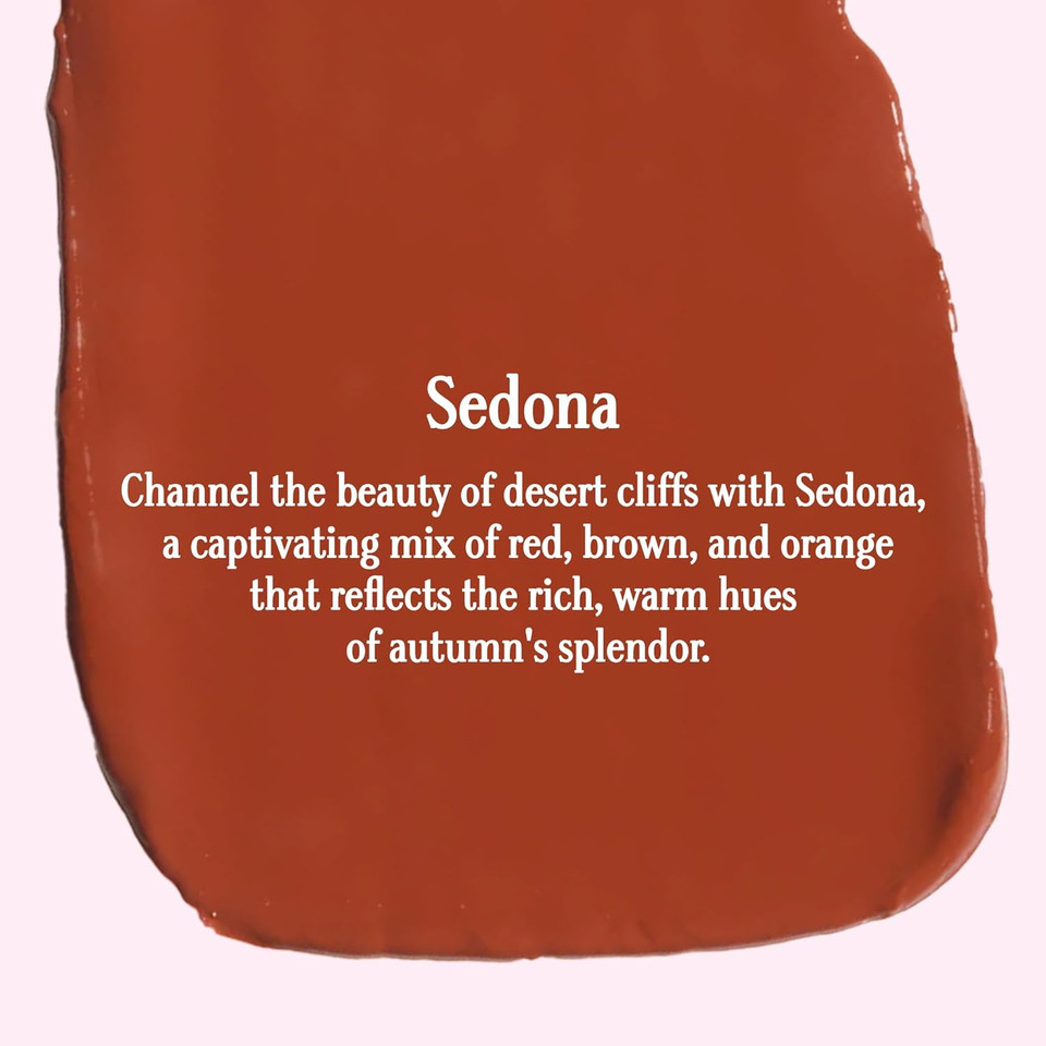 Gerard Cosmetics Hydramatte Liquid Lipstick Sedona, Warm Red Lipstick With Matte Finish, Long Lasting And Non Drying, Super Pigmented Fully Opaque Lip Color