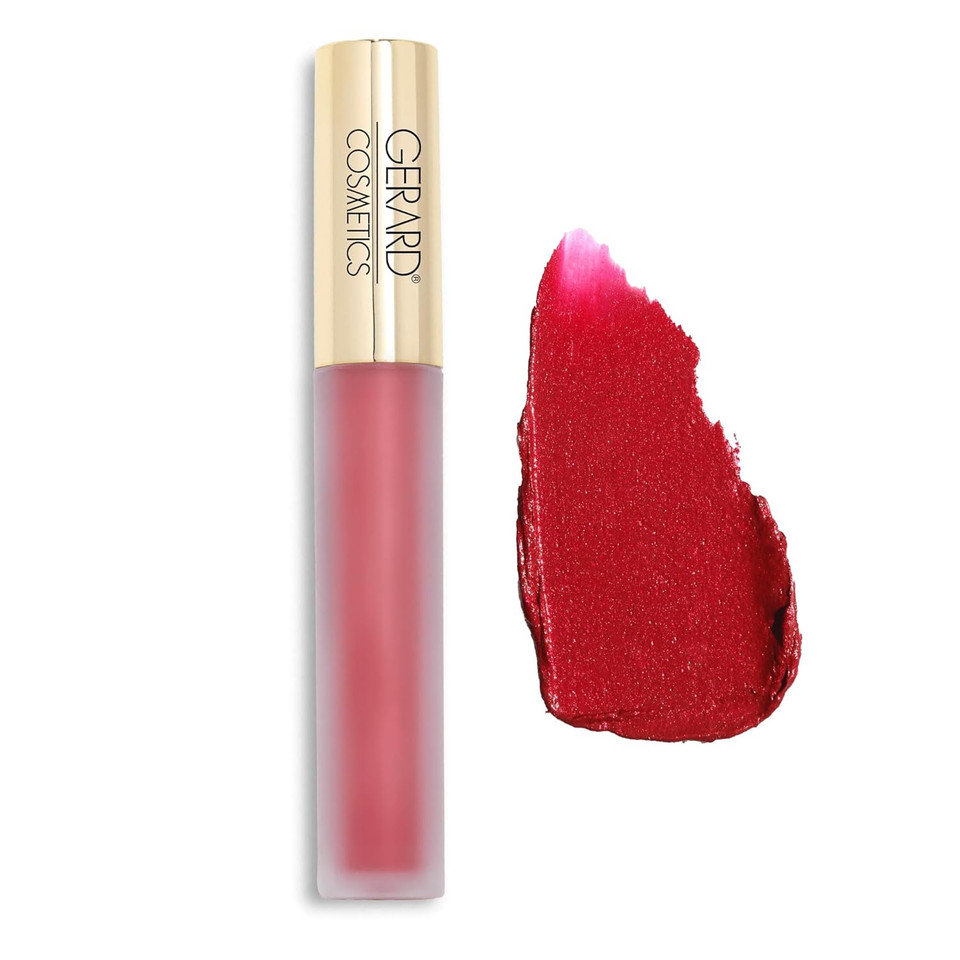 Gerard Cosmetics Metal Matte Liquid Lipstick Dreamweaver, Nude Pink Lipstick With Matte Metallic Finish, Long Lasting Nude Lipstick, Hydrate And Nourish Lips, Cruelty Free & Made In The Usa