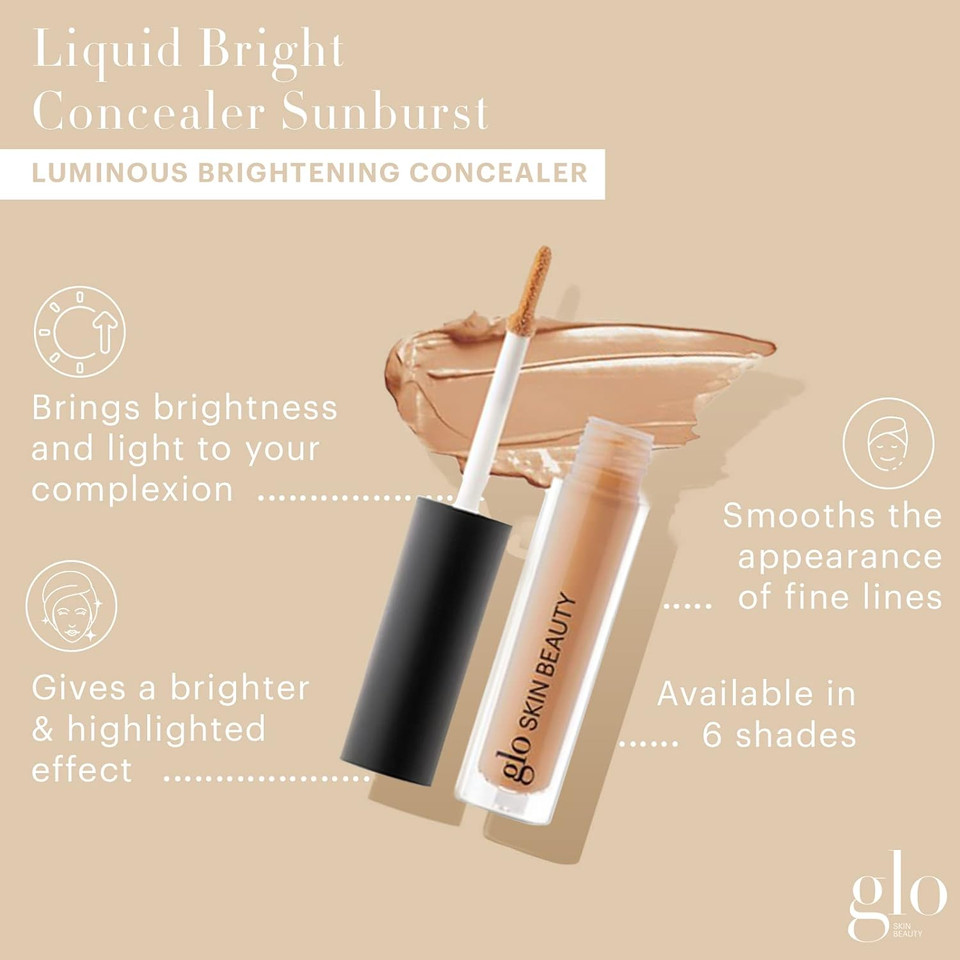 Glo Skin Beauty Luminous Brightening Concealer Makeup - Conceals Dark Spots & Fine Lines, Brightens For A Highlighted Effect (Butter)