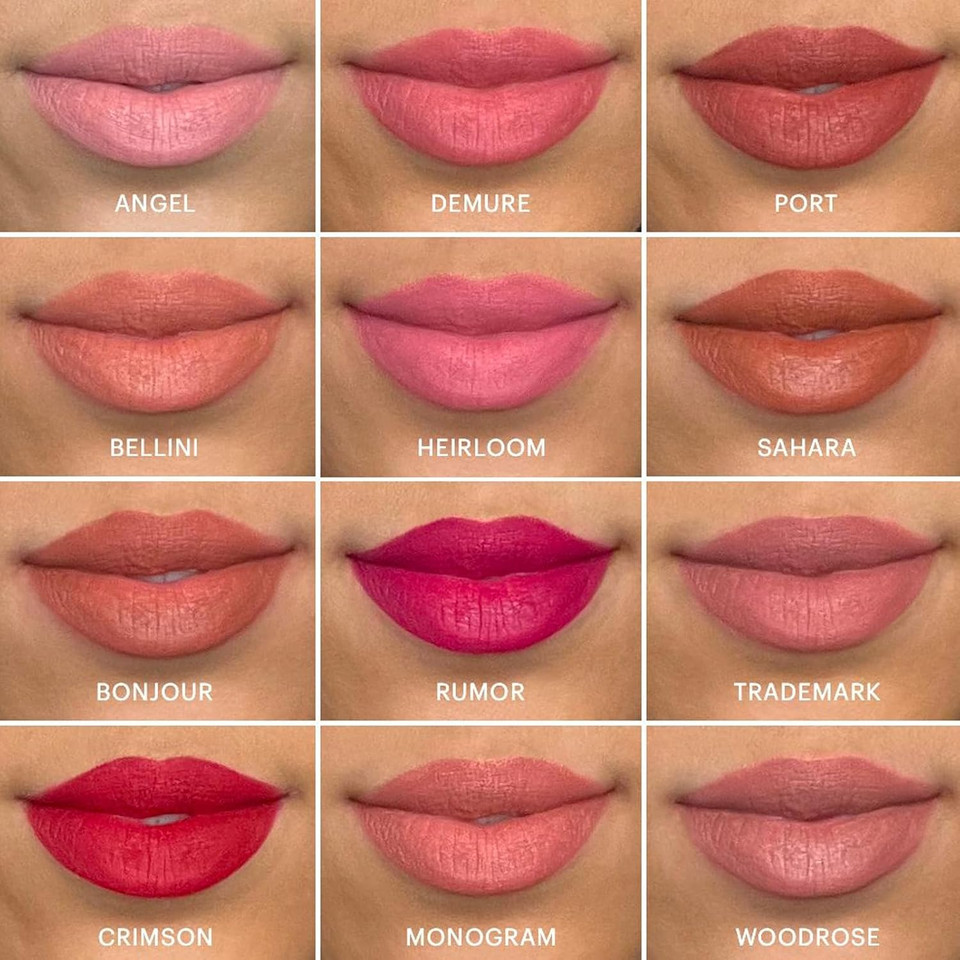 Glo Skin Beauty Suede Matte Lip Crayon (Trademark) - Longwearing Formula Stays On All Day, With Conditioning Shea Butter + Mango Seed Oil For A Velvety Smooth Finish