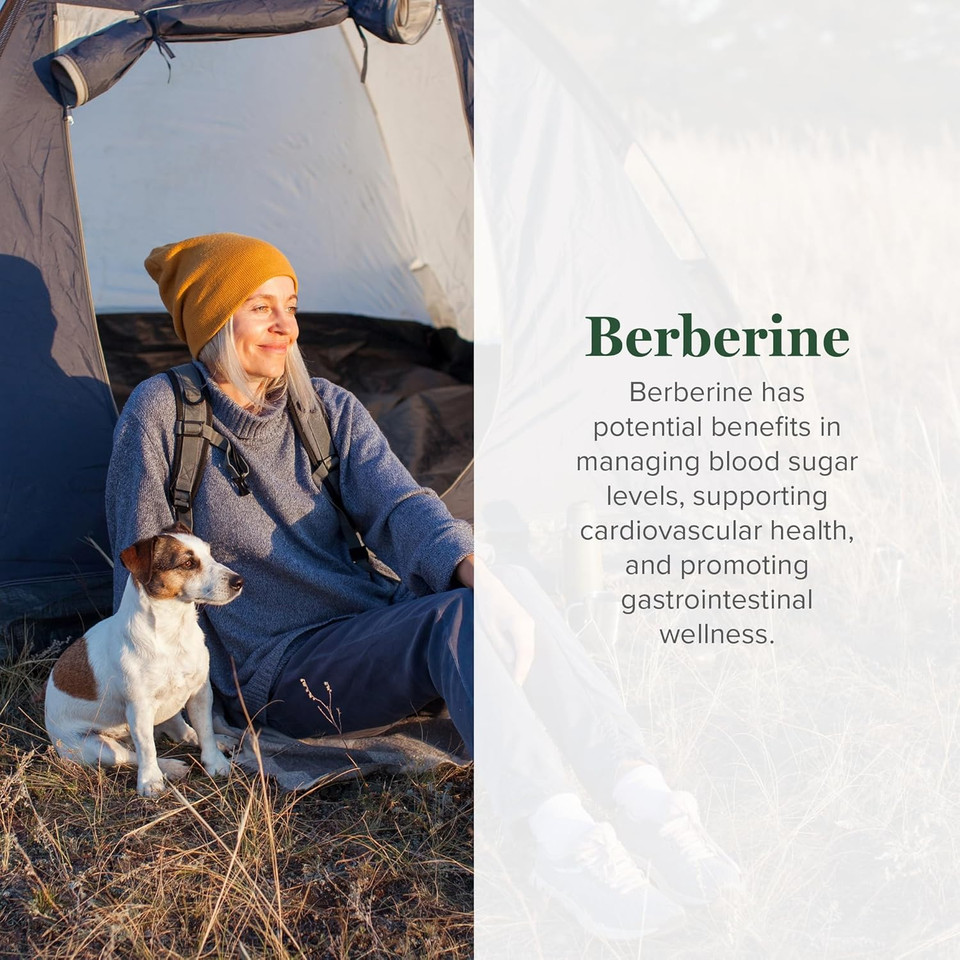 Global Healing Center - Organic Berberine (Berberina) With Ceylon Cinnamon & Black Pepper, 1200 Mg- Extra Strength Berberine Supplement & Complex For Weight Loss (60 Capsules)