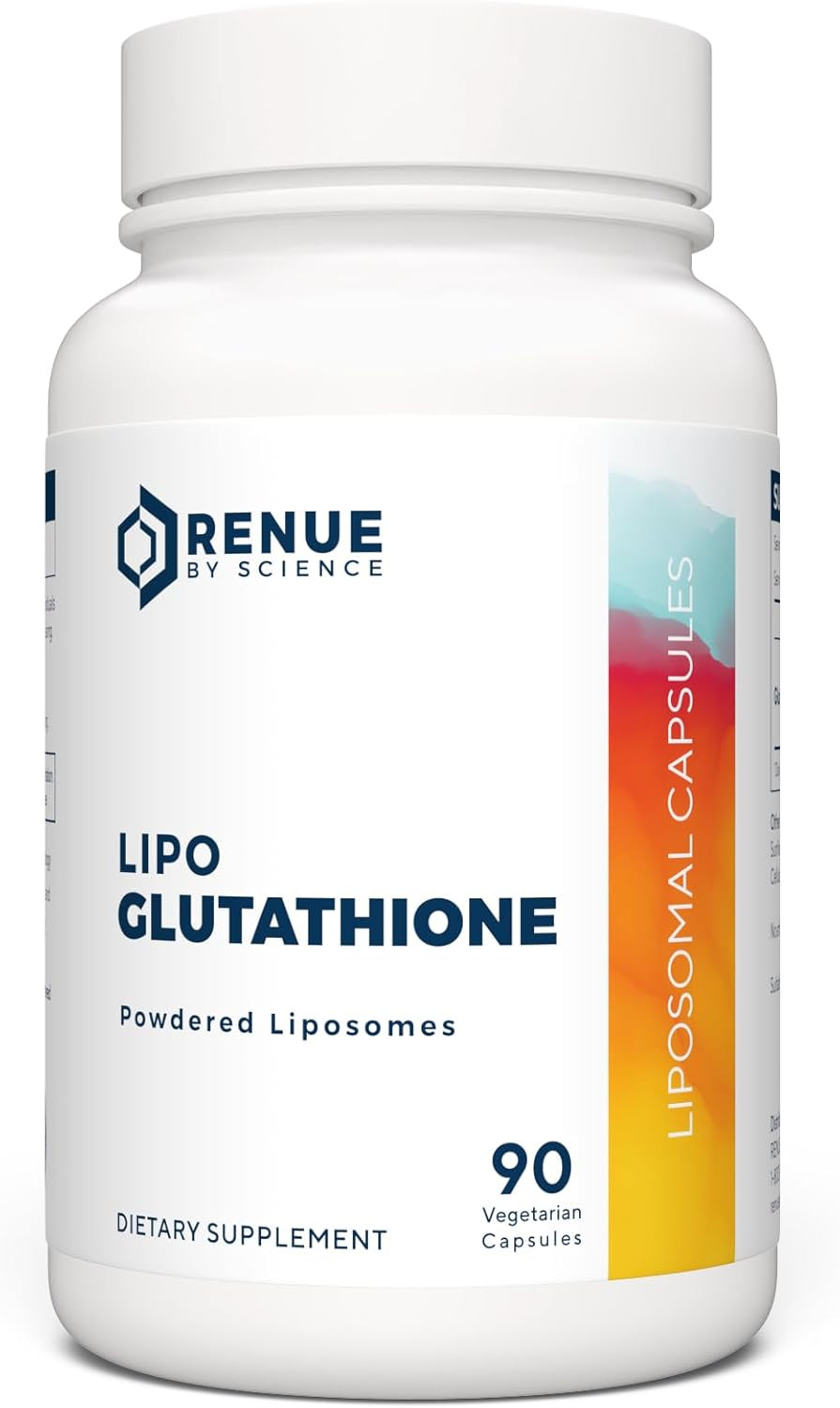 Glutathione | High Strength Glutathione Supplement | 90 Liposomal Glutathione Capsules - 130Mg Glutathione Per Serving | | Non-Gmo | Made In The Usa & Third-Party Tested