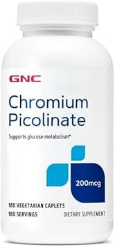 Gnc Chromium Picolinate 200Mcg | 180 Count