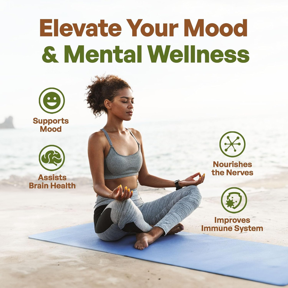 Go Nutra - LionS Mane Powder, Potent 10:1 LionS Mane Mushroom Powder With 30% Polysaccharides, Pure LionS Mane Extract For Tea, Juice, Water, And More, Non-Gmo, Vegan, 8 Oz