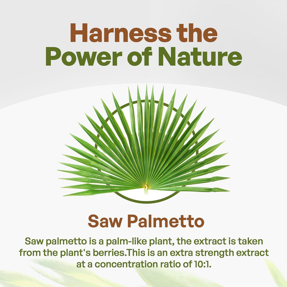 Go Nutra Saw Palmetto Extract Powder Potent 10:1 Strength | 4 Oz. Saw Palmetto Supplement Saw Palmetto Powder