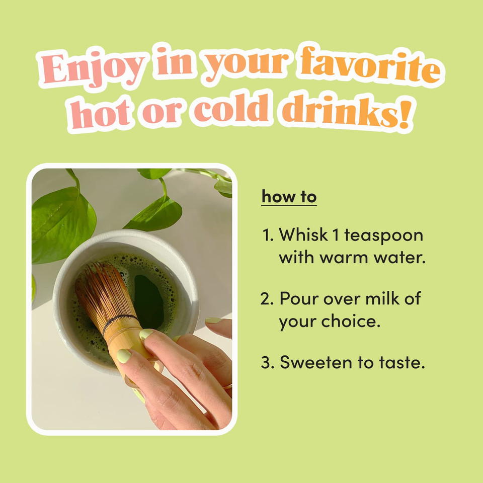 Golde - Pure Matcha - Ceremonial Grade Matcha Powder - Green Tea Superfood W/L-Theanine & Antioxidants - 60Mg Caffeine - Jitter Free Energy - 40G Tin