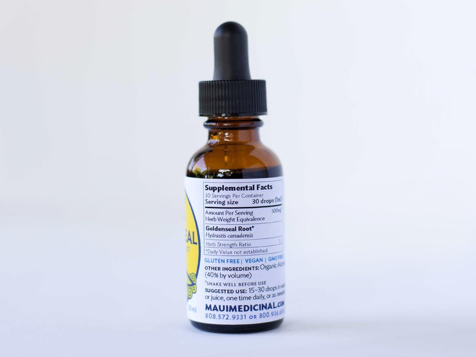 Goldenseal Root Extract - Tincture 1Oz Liquid (Usa Grown) Maui Medicinal
