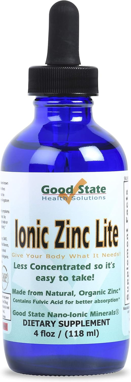 Good State Liquid Ionic Zinc Lite Supplement, 397, 4 Fl Oz, 1 Count