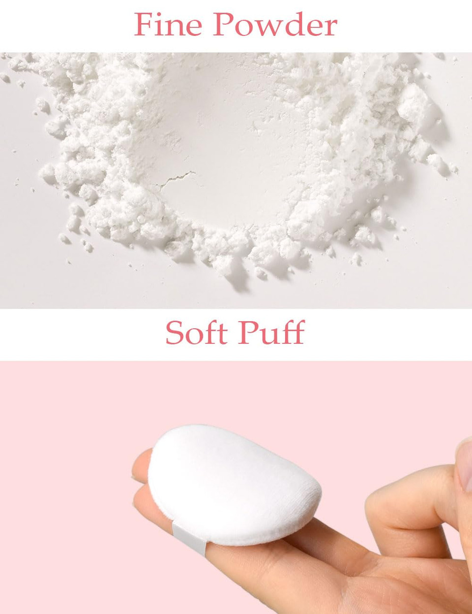 Goodbye Sebum Control Finish Powder 5G  Lightweight Oil-Absorbing Face & Hairline Powder For Long-Lasting Soft Matte Finish (Peach)