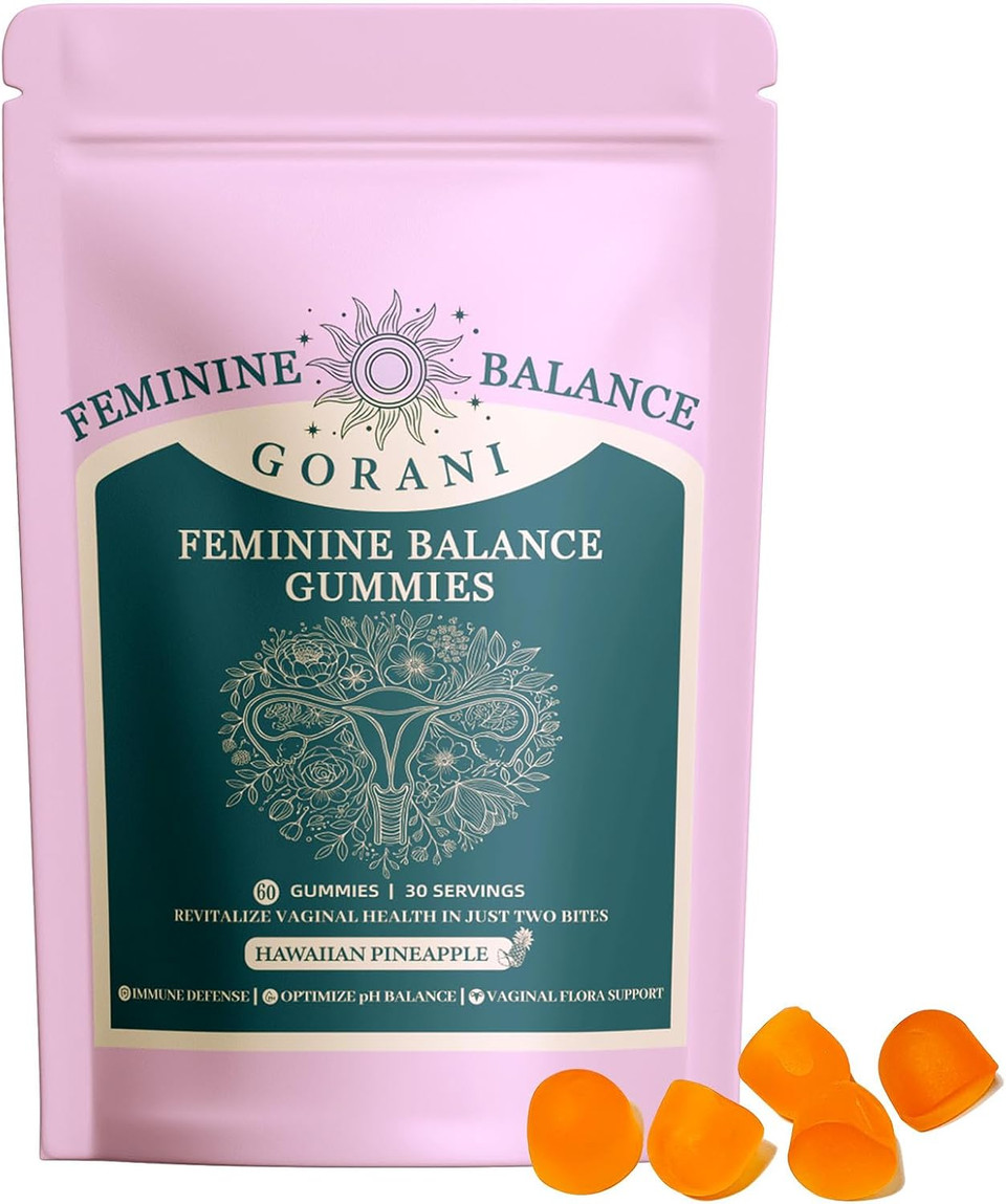 Gorani Feminine Balance Gummies  Probiotic Support For WomenS Intimate Health, Premium Balance Gummies, Ph Balance & Immune Boost  Vegan & Low Sugar