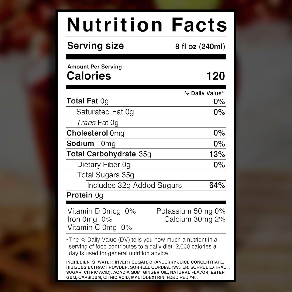 Grace Tropical Rhythms Sorrel Ginger Jamaican Fruit Juice 1 Liter (33.8Oz) - 3 Cartons - Authentic Jamaican Ginger Juice Pure Drink