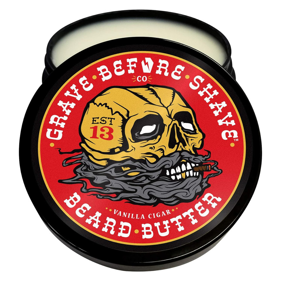 Grave Before Shave Beard Butter (Cigar Blend) 4Oz. Container