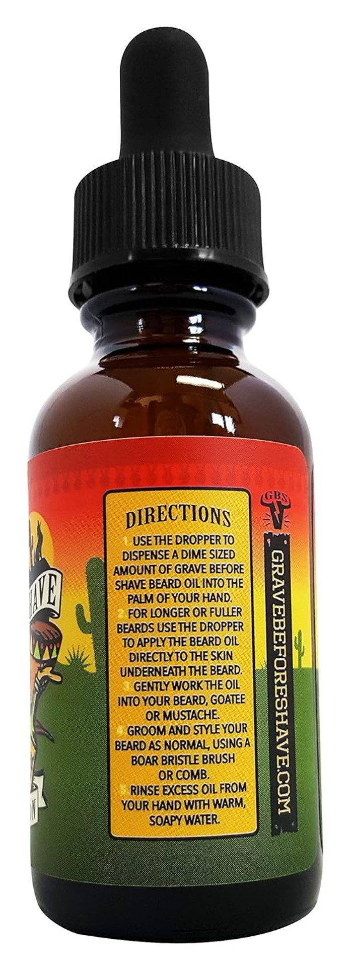 Grave Before Shave Beard Oil (Cigar Blend) 4 Oz. Bottle