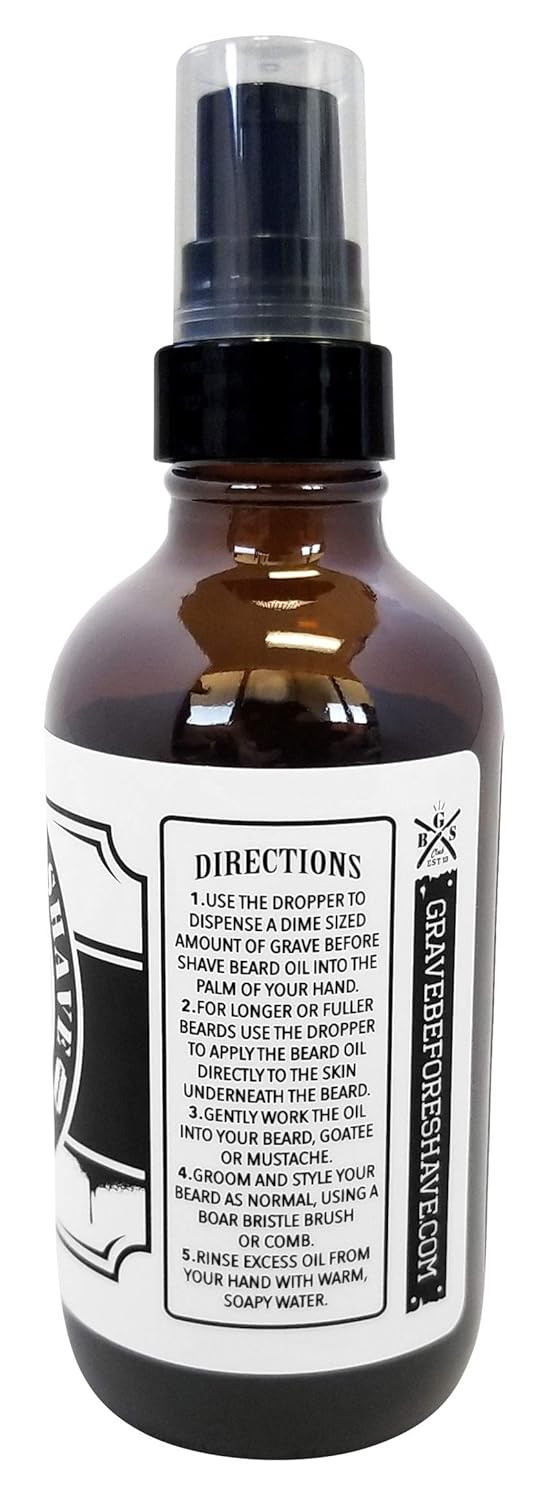 Grave Before Shave Beard Oil (Og Blend) 4 Oz. Bottle